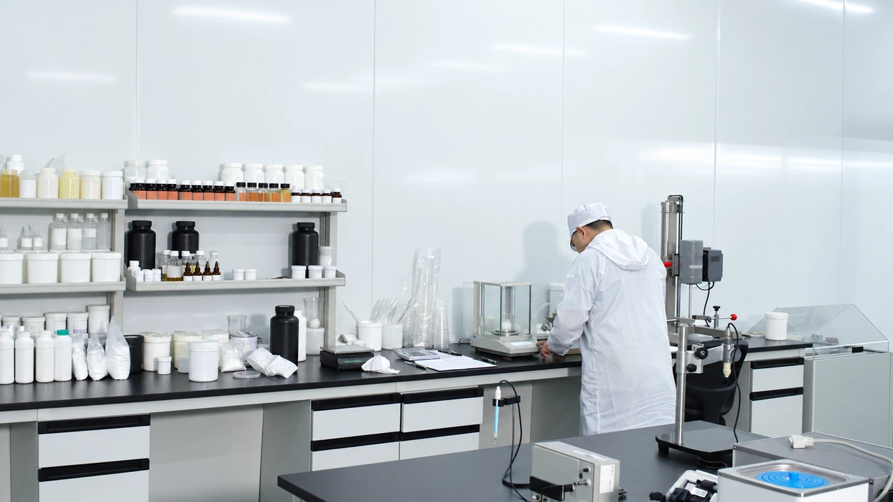 Carbon-film raw-material research laboratory